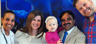 宝宝庆祝膀胱外翻手术后第一个生日